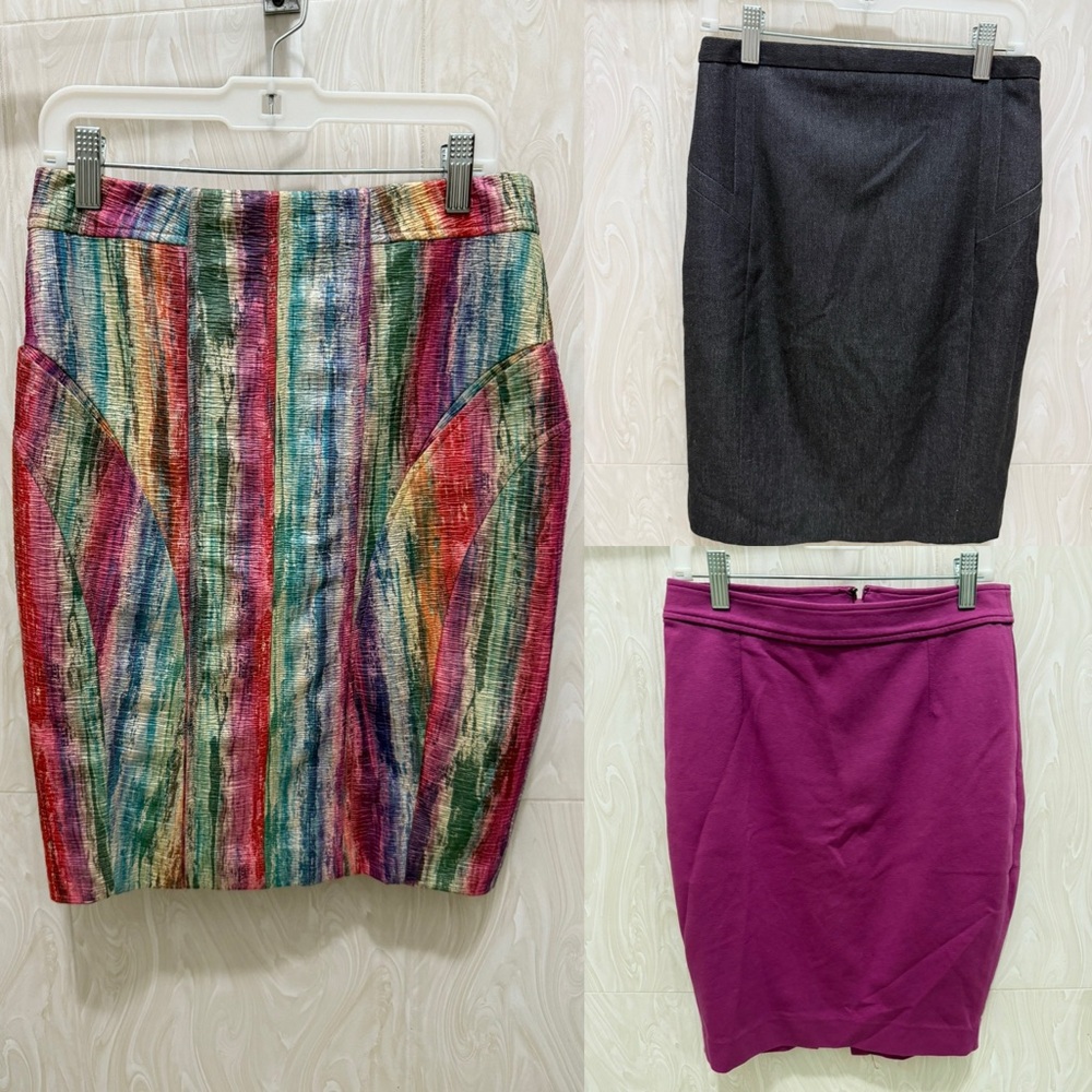 Set of 3 Pencil Skirts Size 00, 0, 2 Miha Express Uniqlo
